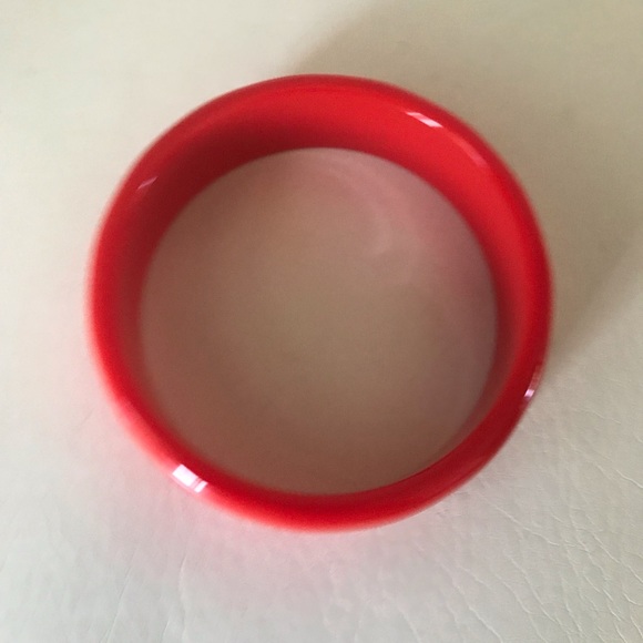 Cherry Red Vintage Bangle Bracelet - Picture 3 of 4